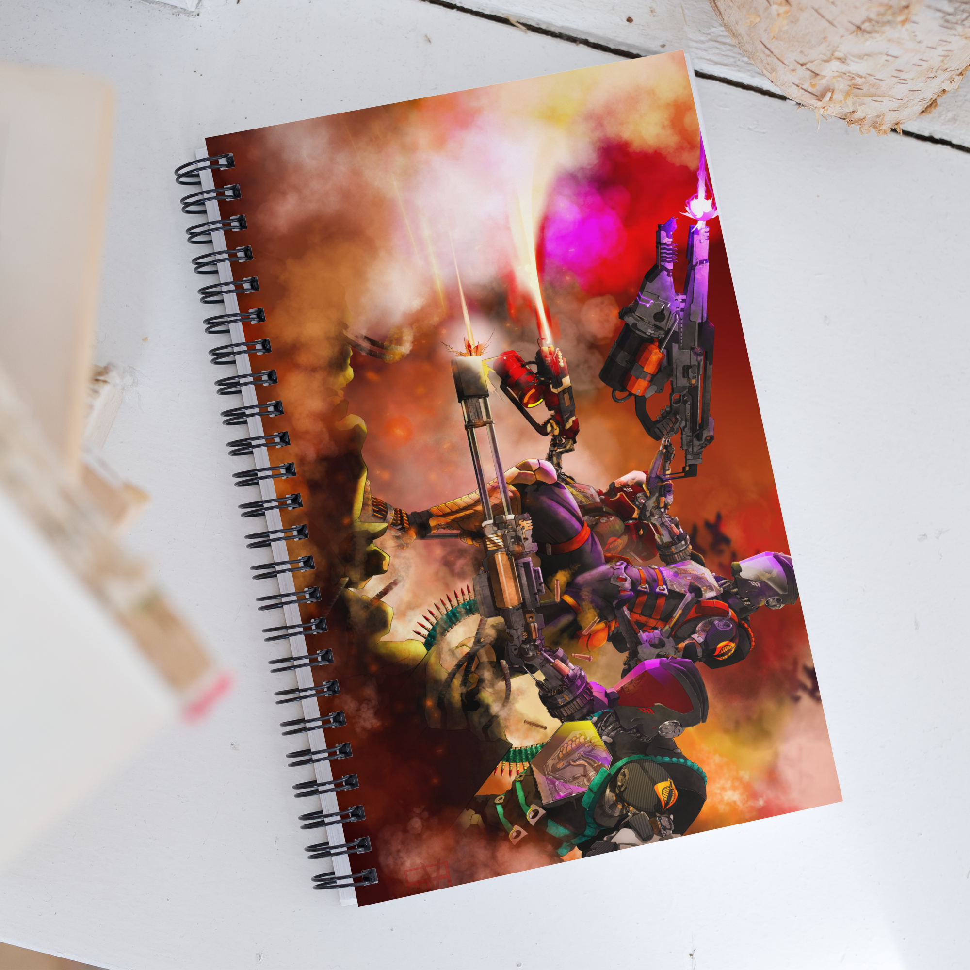 B.A.T.S. Frontline Spiral notebook