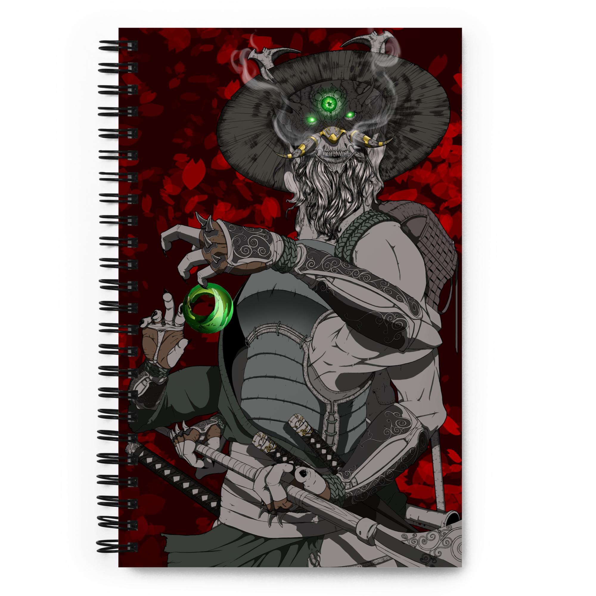 Oni Ashigaru (Alt) Spiral notebook