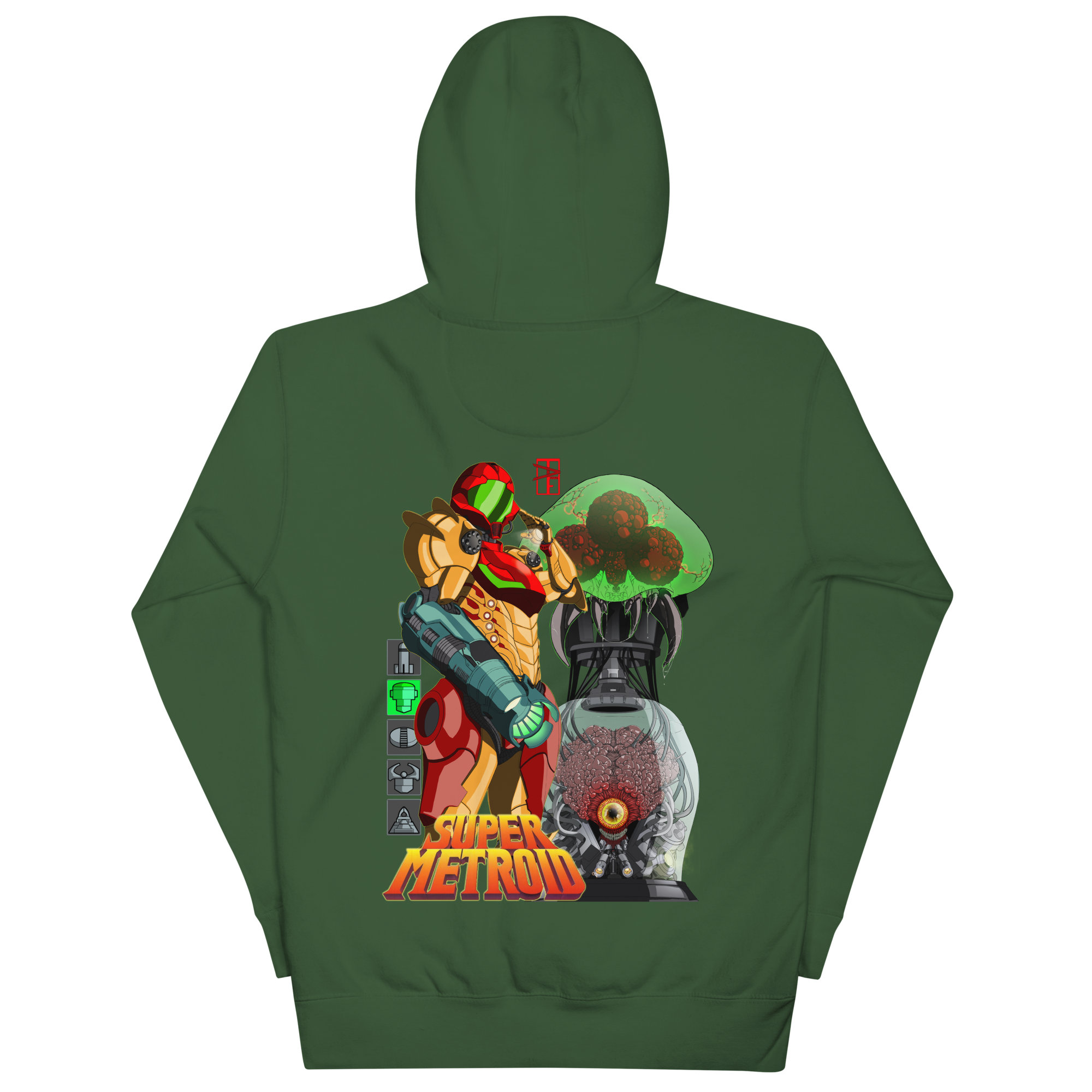 Samus Aran Bounty Hunter Hoodie (Unisex )