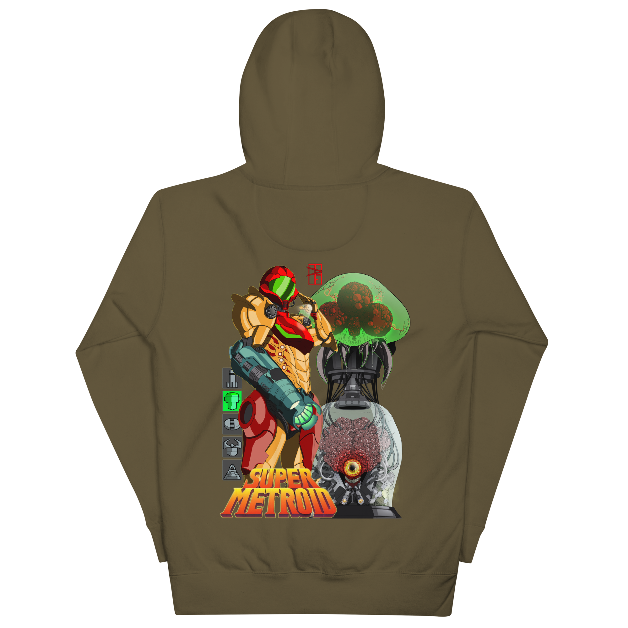 Samus Aran Bounty Hunter Hoodie (Unisex )