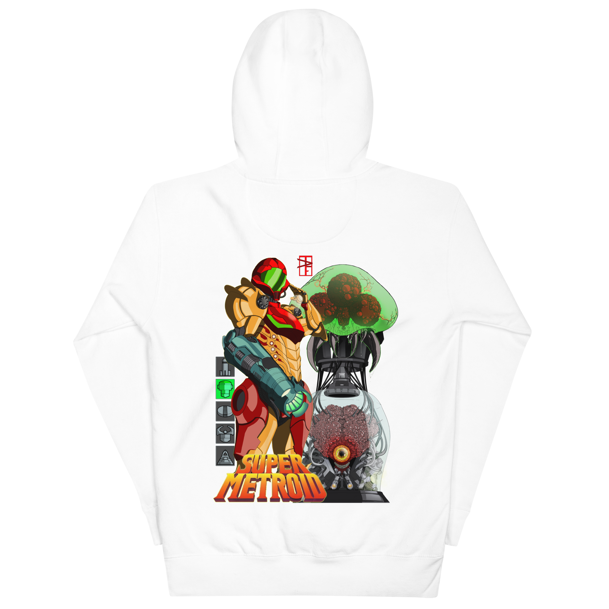 Samus Aran Bounty Hunter Hoodie (Unisex )