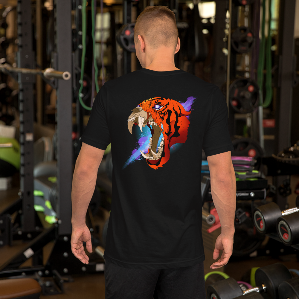 Cosmic Tiger Unisex t-shirt