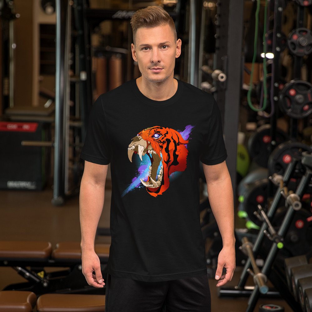 Cosmic Tiger Unisex t-shirt